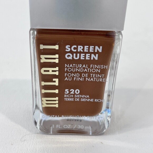 Milani Screen Queen Natural Finish Foundation 550 Rich Sienna - Picture 2 of 5